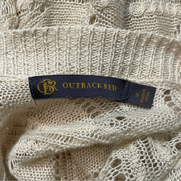 Outback Red Sweater Cardigan Size Small - Picture 3 of 3